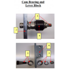 Patty-O-Matic Protege Cam Bearing and Lever Block